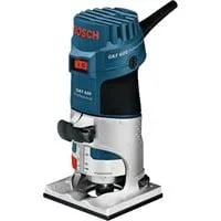 Kantenfräse GKF 600 Professional, Oberfräse blau, 600 Watt, Koffer
