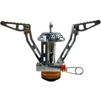 GARDINGER Taschenkocher Campingkocher einfammig Piezozündung klappbar für Gaskartusche EN417, (1-St), 3,5 kW