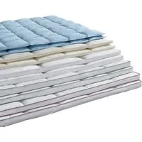 RIBECO Federbettdecke + Kopfkissen Überraschungspaket, 2-tlg, Decke mit Kissen, Füllung: 90% Federn, 10% Daunen, Bezug: 100% Baumwolle, LAGERRÄUMUNG! Solange der Vorrat reicht! verschiedene Größen