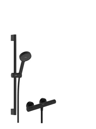 Hansgrohe Brausesystem Aufp. Activera Select S 95 2j EcoSmart m.Ecostat Fine Typ 65 mattschwarz, 2 28876670