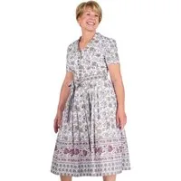 Berwin & Wolff Trachtenkleid Sommerkleid - ODILIE - weiß/oliv/altrosa