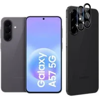 CLM-Tech Kameraschutzglas 2X für Samsung Galaxy A57 5G, Linse 9H Glas - Folie kristallklar Panzerglas, 2 Stück, Kratzfest
