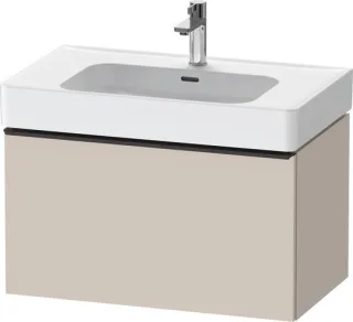 Duravit D-Neo Waschtischunterbau wandhängend Taupe Matt 784x452x440 mm - DE42770BD910000 DE42770BD910000