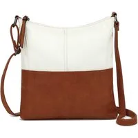 TAN.TOMI Schultertasche Handtasche Damen Shopper Tasche Crossbody Bag Freizeit leicht, PU Leder shopper mit Reißverschluss für College Arbeit Einkauf