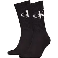 Calvin Klein Jeans Socken CKJ MEN SOCK 2P MONOGRAM (2-Paar, 2 Paar) mit verstärkter Ferse, komfortable Frotteesohle