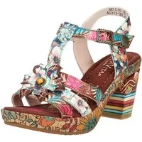 LAURA VITA LAURA VITA Sandalen Leder High-Heel-Sandalette