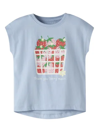 NAME IT - NMFVIGEA CAPSL TOP Chambray Blue - Gr. - 116