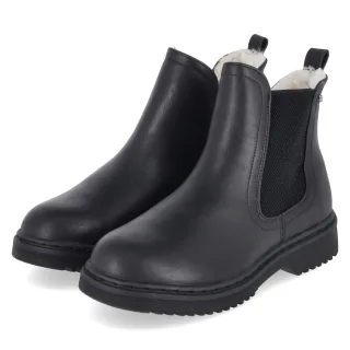 Indigo Winter Chelsea Boots  Schwarz - Gr. 31 -  Textil und Synthetik
