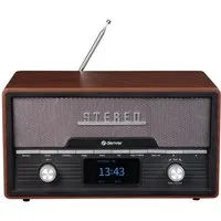 Denver MDA-525DW Stereoanlage (DAB+, FM, 10 W, Wecker (2), Snooze, 30 Presets, Teleskopantenne, Fernbedienung)