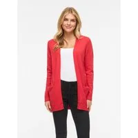Vila Strickjacke VIRIL OPEN L/S KNIT CARDIGAN - NOOS Viskosemischung, regular fit