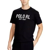 Polo Ralph Lauren Print-Shirt Herren Retro Est 1967 Classic-Fit Logo-Print