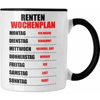 Trendation Tasse Trendation - Renter Tasse Ruhestand Geschenk Rente für Mann Frau Lusti