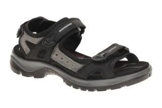 Ecco 069563 OFFROAD Damen Sandale Schwarz Outdoor Trekking Gummisohle Klett