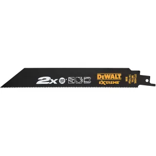 DEWALT EXTREME Bi-Metall Säbelsägeblatt für Metall 5 Stück - DT2408L-QZ