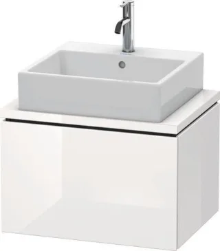 Duravit L-Cube Konsolenwaschtischunterbau wandhängend Weiß Hochglanz 620x477x400 mm - LC580002222 LC580002222