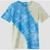s.Oliver Kurzarmshirt T-Shirt T-Shirt mit Batik-Effekt