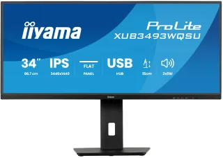 Iiyama ProLite XUB3493WQSU-B6 | xub3493wqsu-b6 | LED-Monitor - 86.4 cm (34")