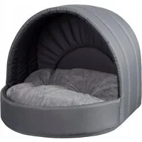 Best for Pets Hundehütte Hundebett Katzenbett mit Kissen wasserfest PVC gemütlicher Schlafplatz, Wasserfest, abwaschbar, kuscheliges Design