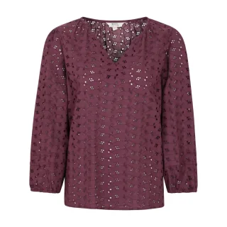 Mountain Warehouse - Hemd für Damen, Leicht, Leger, 3/4 Ärmel (Violett)