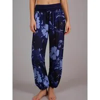 malito more than fashion Haremshose Pumphose Blumen Print 1485 atmungsaktive Freizeithose mit Blumen Print