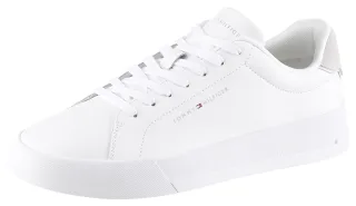 Tommy Hilfiger Sneaker "TH COURT CORE", Freizeitschuh, Halbschuh, Schnürschuh, weich gepolstertem Schaftrand