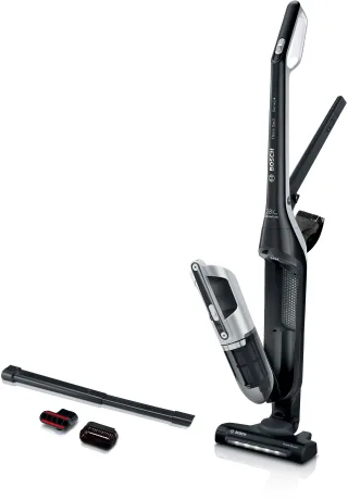 BOSCH Akku-Hand-und Stielstaubsauger "Flexxo Gen2 Serie 4 BBH3P2801, 28 V, Düse mit LED-Licht, freistehend" integriertes Zubehör, alle Bodenarten, bis 55 min Laufzeit, schwarz