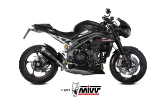 Sport Auspuff MIVV Delta Race Carbon Triumph Speed Triple 1050 R/S/RS Bj.2018-2020 EURO-4 +ABE