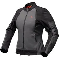 Modeka Motorradjacke Muva Damen-Motorrad-Textiljacke Airbag vorbereitet,Verbindungsreißverschluss,Ellenbogenprotektore