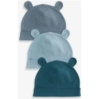 Next Erstlingsmütze Baby-Strickmützen, 3er-Pack (3-St)