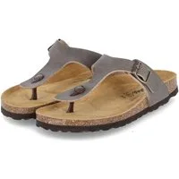Beliana Beliana 0027/299/90/Velour 34 Damen Kunstleder grey Pantolette