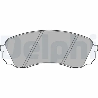 Delphi Bremsbel?ge vorne Hyundai H-1 Kia Carnival