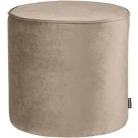 WOOOD Hocker Sara, weich gepolstert, runde Form, H 46 cm x Ø 46 cm
