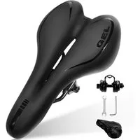 Fofile Fahrradsattel Ergonomisch Bequem – Komfort-MTB-Sattel mit Gel, Aussparung für Druckentlastung, atmungsaktiv, schmerzfreies Radfahren