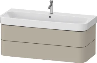 Duravit Happy D.2 Plus Waschtischunterbau wandhängend Taupe Seidenmatt 1175x490x415 mm - HP438906060 HP4389060600000