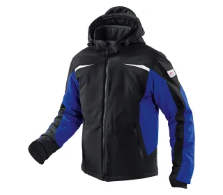 KÜBLER Winter Softshell Jacke schwarz/kornblumenblau 3XL - 1041 7322-9946-3XL