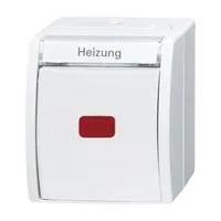 Kontrollausschalter 2601/2 Schalter Wippe weiß, Retail