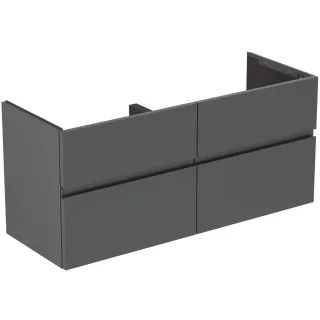 Ideal Standard Möbeldoppel-Waschtischunterschrank Finesse 1200x440x545mm 4 Auszüge Anthrazit matt, E E3390Y2