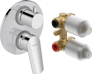 Duravit Duravit No.1 Einhebelmischer Unterputz Set Chrom Hochglanz 137x86x172 mm - N15210008010 N15210008010