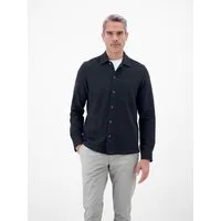 LERROS Langarmhemd Overshirt aus 100 % Baumwolle, unifarben
