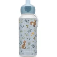 Mepal Trinkflasche Trinkflasche CAMPUS, Blau, Weiß, Ø 6,5 cm, Kunststoff, Silikon, 400 ml
