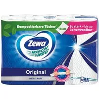 ZEWA Papierküchenrolle Wisch&Weg Original (8-St), 2-lagig, weiß, 45 Blatt/Rolle