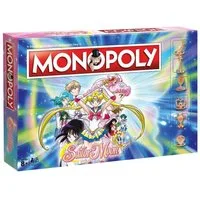 Winning Moves Spiel MONOPOLY Sailor Moon, Anime-Brettspiel, für Kinder ab 8 Jahren