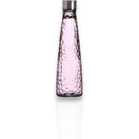 WestCraft Wasserkaraffe Vintage Glas-Wasserflasche 750ml – Diamant oder Linear – Pastellfarben, (1-tlg), Einzeln oder im Set – luftdicht, wiederverwendbar, stylisch & stilvoll