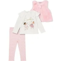 Lily & Jack Body Feenprinzessinnen Mädchen (3-tlg) Geschenkset, Erstausstattungsset, Babyerstausstattung, Baby Outfit