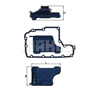 Mahle Hydraulikfilter f?r Automatik Opel Astra Combo Corsa Tigra Vectra Zafira