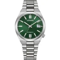 Citizen Automatikuhr TSUYOSA 37 mm NJ0200-50X, Armbanduhr, Damenuhr, Mechanische Uhr, Edelstahlarmband, analog, Tag