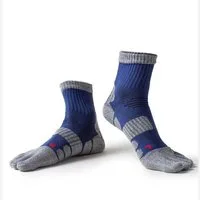 Blusmart Zehensocken Herren und Frauen-Zehen-Sportsocken (Hochwertige, geruchsabweisende, schweißabsorbierende, 3-Paar, Fitness-Lauf-Tennissocken) Für den Außenbereich, Fünf-Finger-Socken