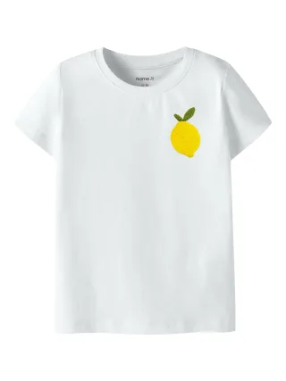 NAME IT - NMFJUANITTA SS TOP BOX Bright White - Gr. - 116