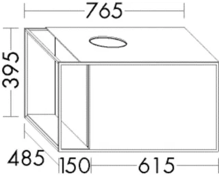 Burgbad Waschtischunterschrank Junit 395x765x485 Eiche Dekor Urban, SFRI076RF5925 SFRI076RF5925