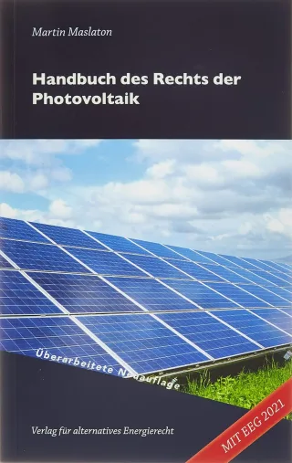 Handbuch des Rechts der Photovoltaik [Taschenbuch] - Martin Maslaton